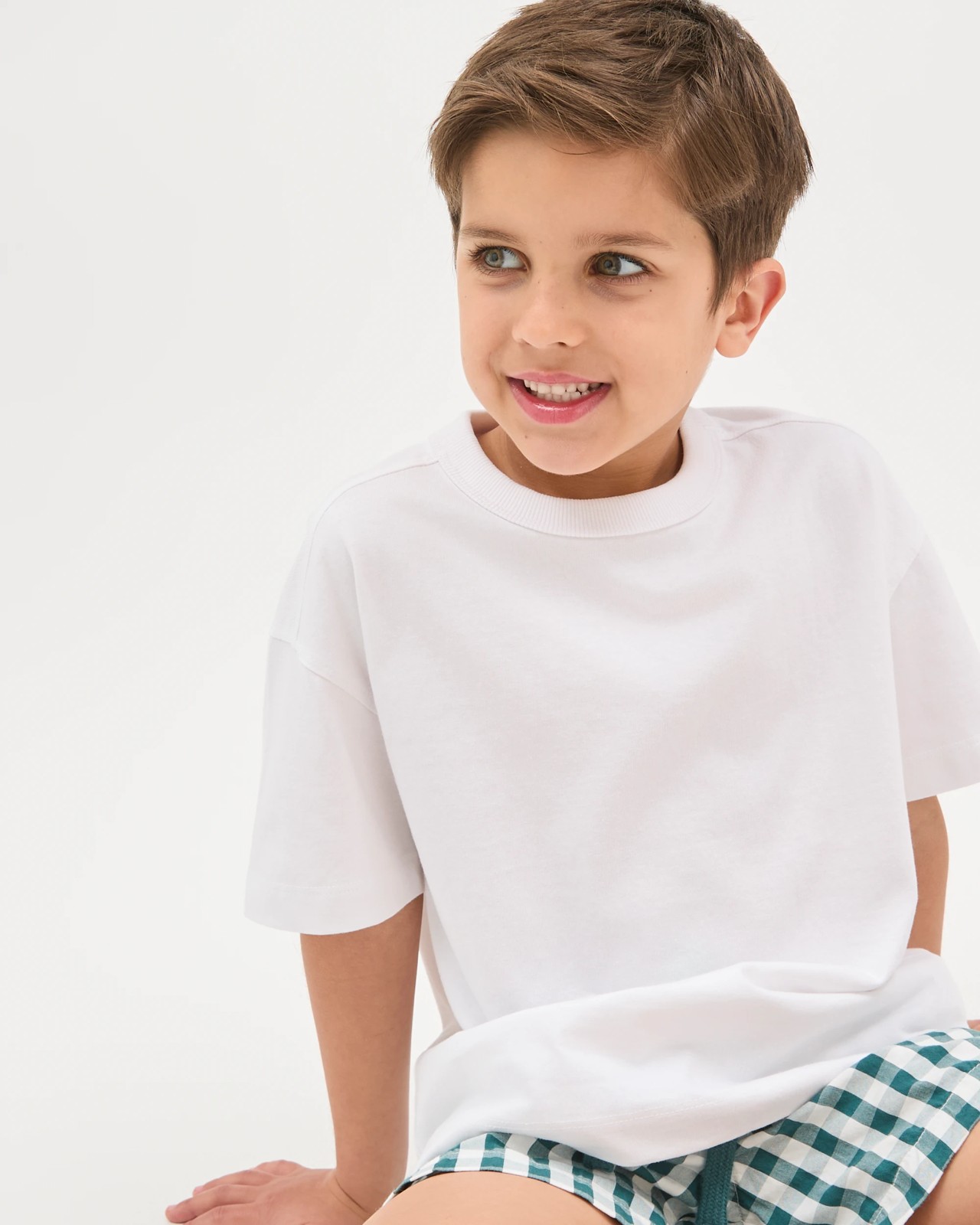 Organic Cotton Oversized T-Shirt - White 4 of 5