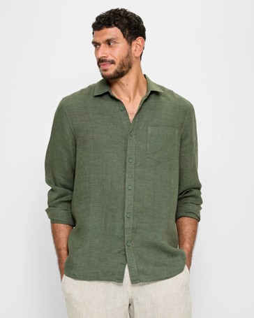 European Linen Long Sleeve Shirt