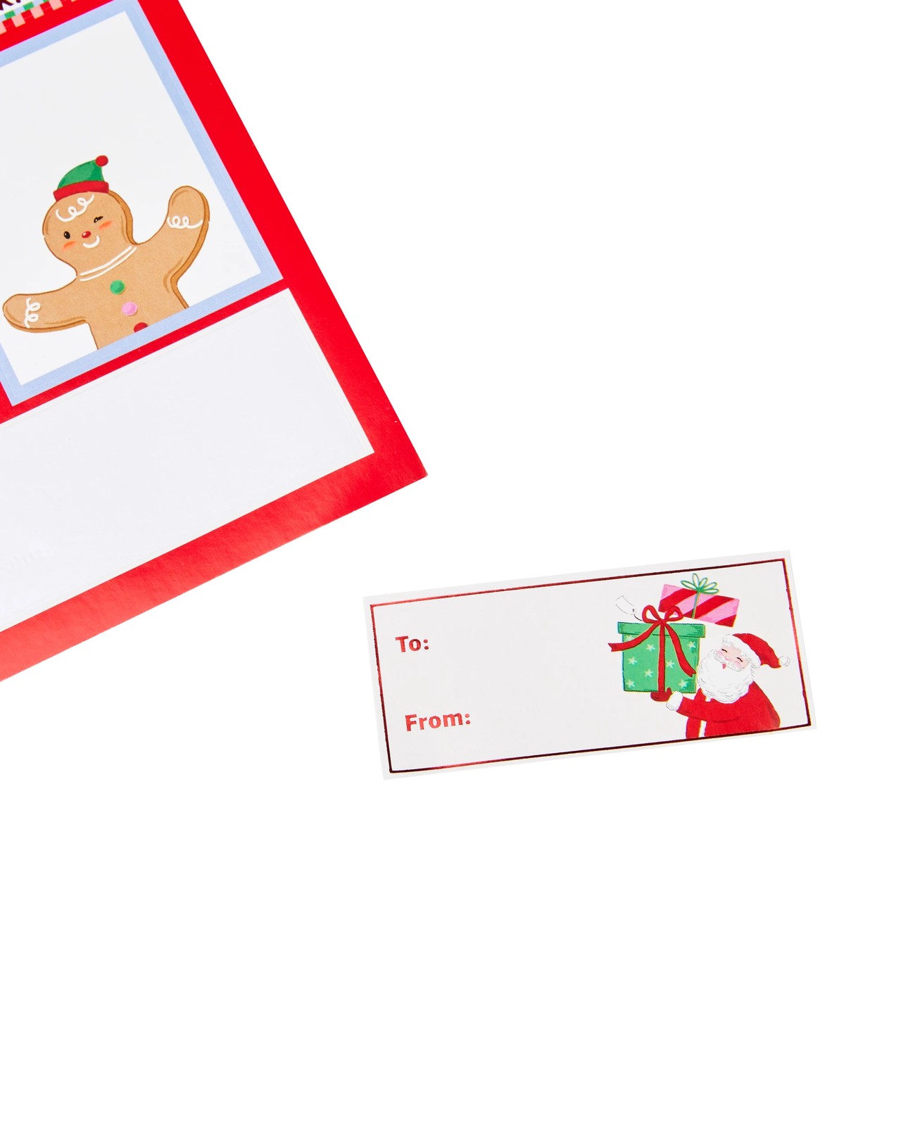 Anko 100 Pack Christmas Sticker Tags - Assorted 6 of 6