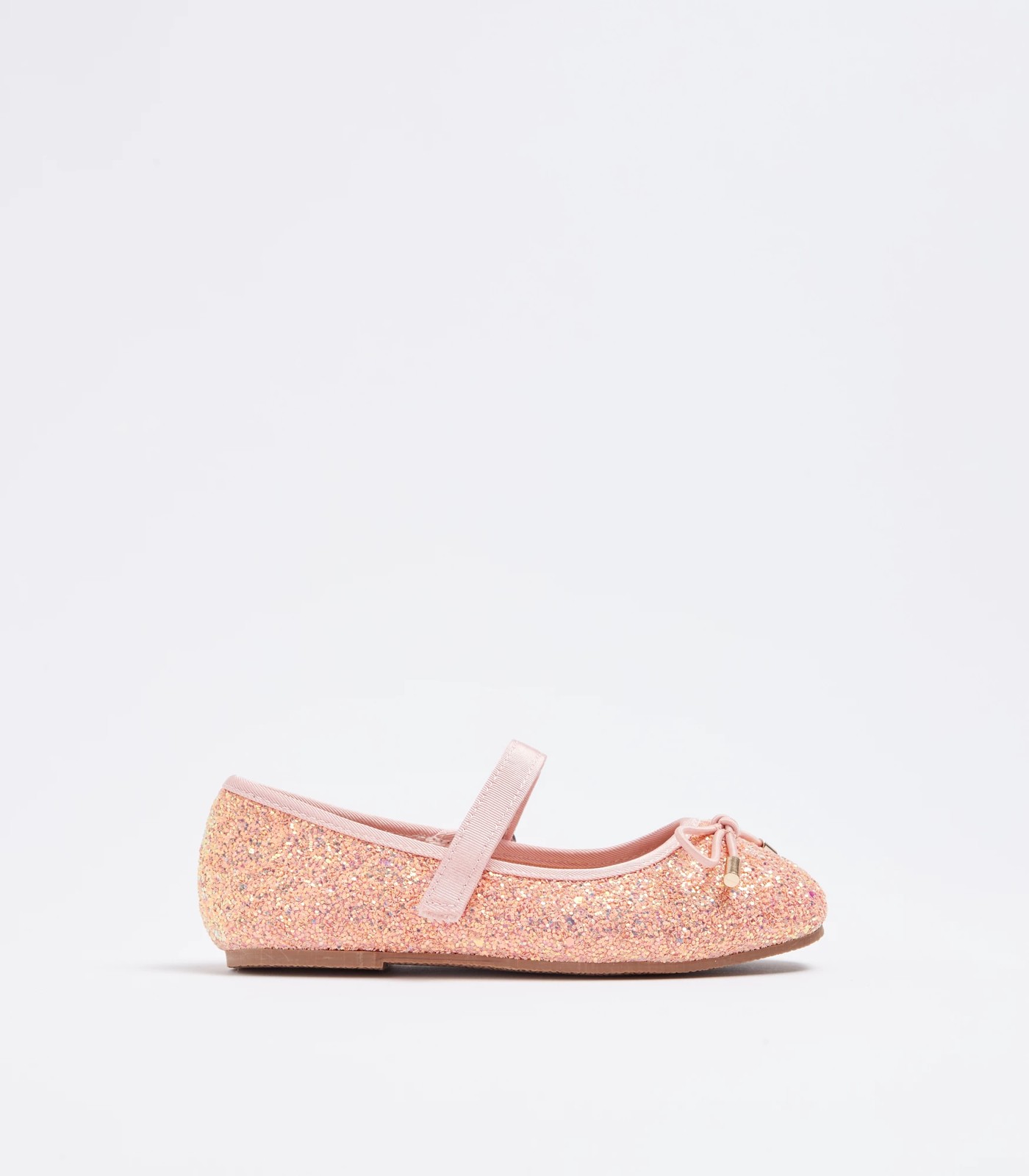 Kids Glitter Bow Ballet Flats - Pink | Target Australia