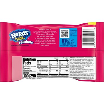 Nerds Rainbow Gummy Clusters Share Pouch 85g