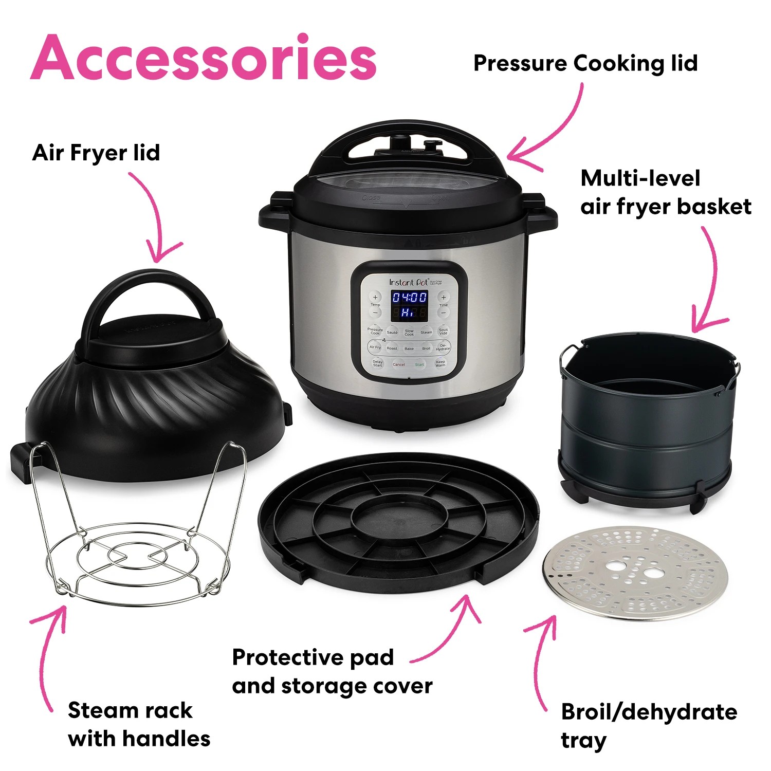 Instant pot air fryer lid target new arrivals