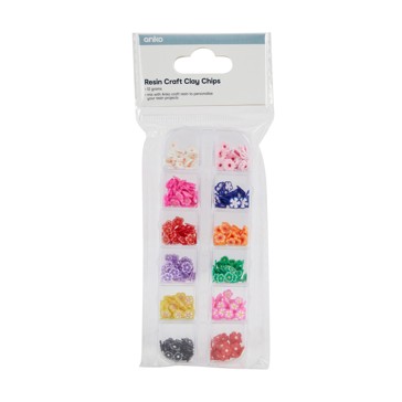 Resin Craft Clay Chips, Flower - Anko