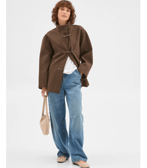 Tie Waist Duffle Coat