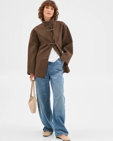 Tie Waist Duffle Coat