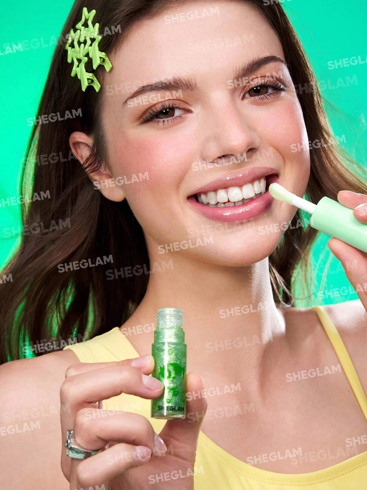 The Powerpuff Girls x SHEGLAM Super Trio Lip Gloss - Buttercup 4 of 6