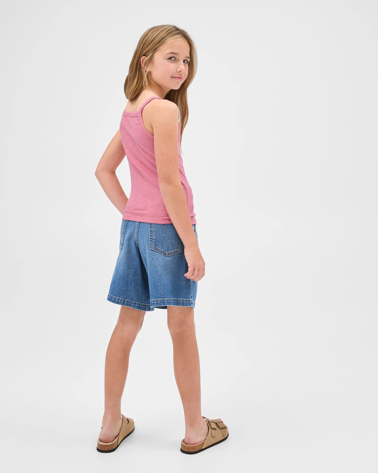 Essential Slub Rib Singlet - Pink 4 of 6