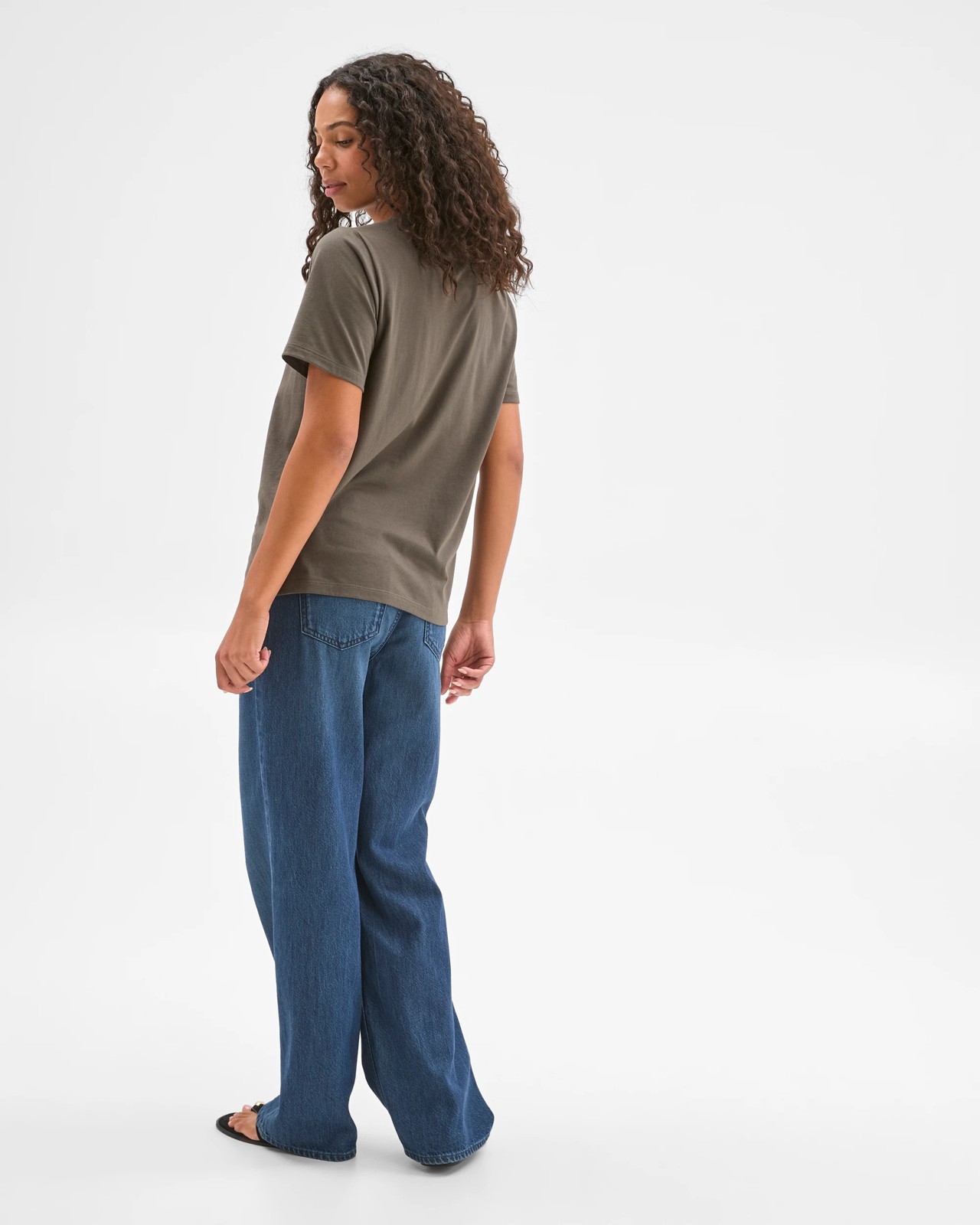 Australian Cotton Classic T-Shirt - Oregano 5 of 6