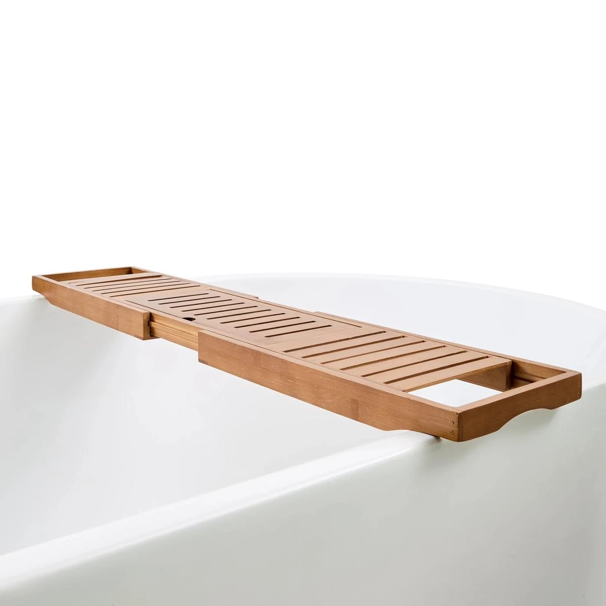 Anko Walnut Look Bath Caddy 2 of 6