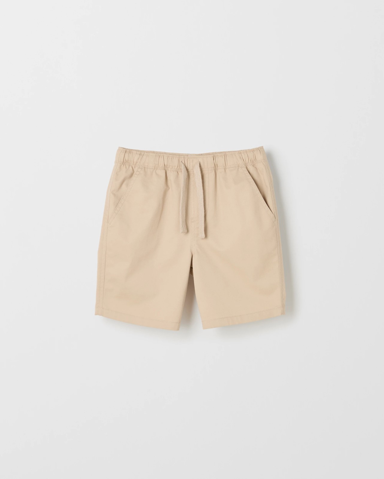 Pull On Woven Shorts - Cement 5 of 6