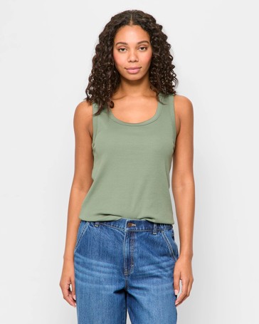 Australian Cotton Rib Tank Top