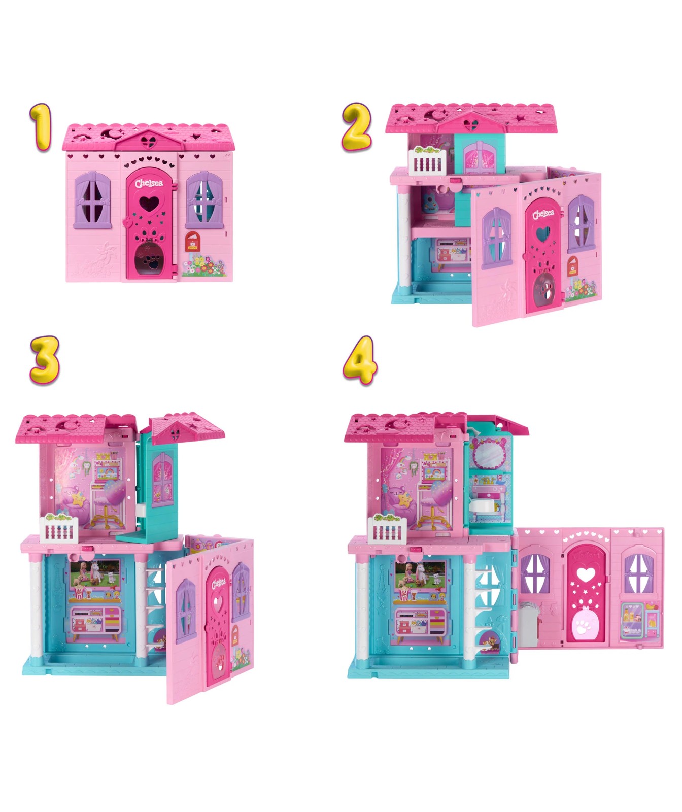 Mattel Barbie Chelsea Pop-Up Doll House 4 of 6