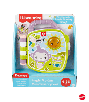 Fisher-Price Purple Monkey Musical Storybook