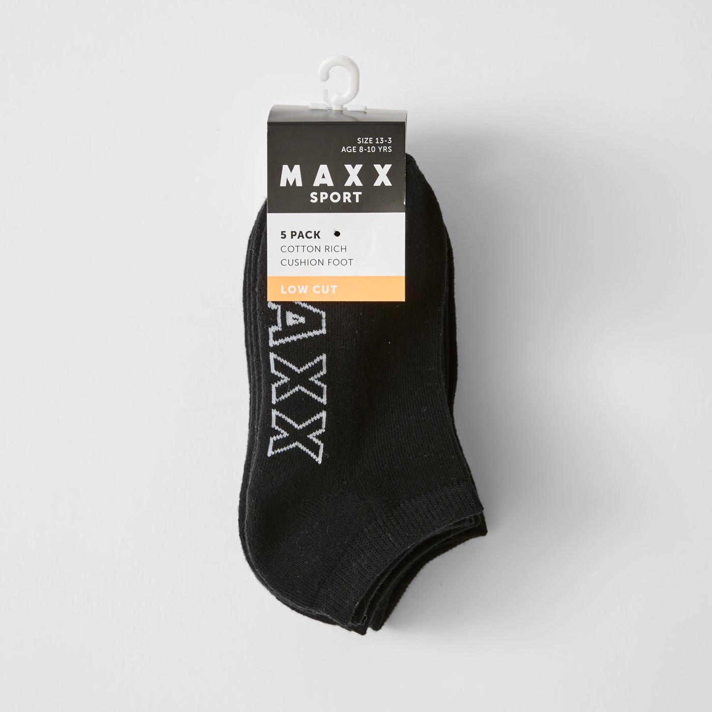 5 Pack Maxx Sport Low Cut Socks 3 of 3