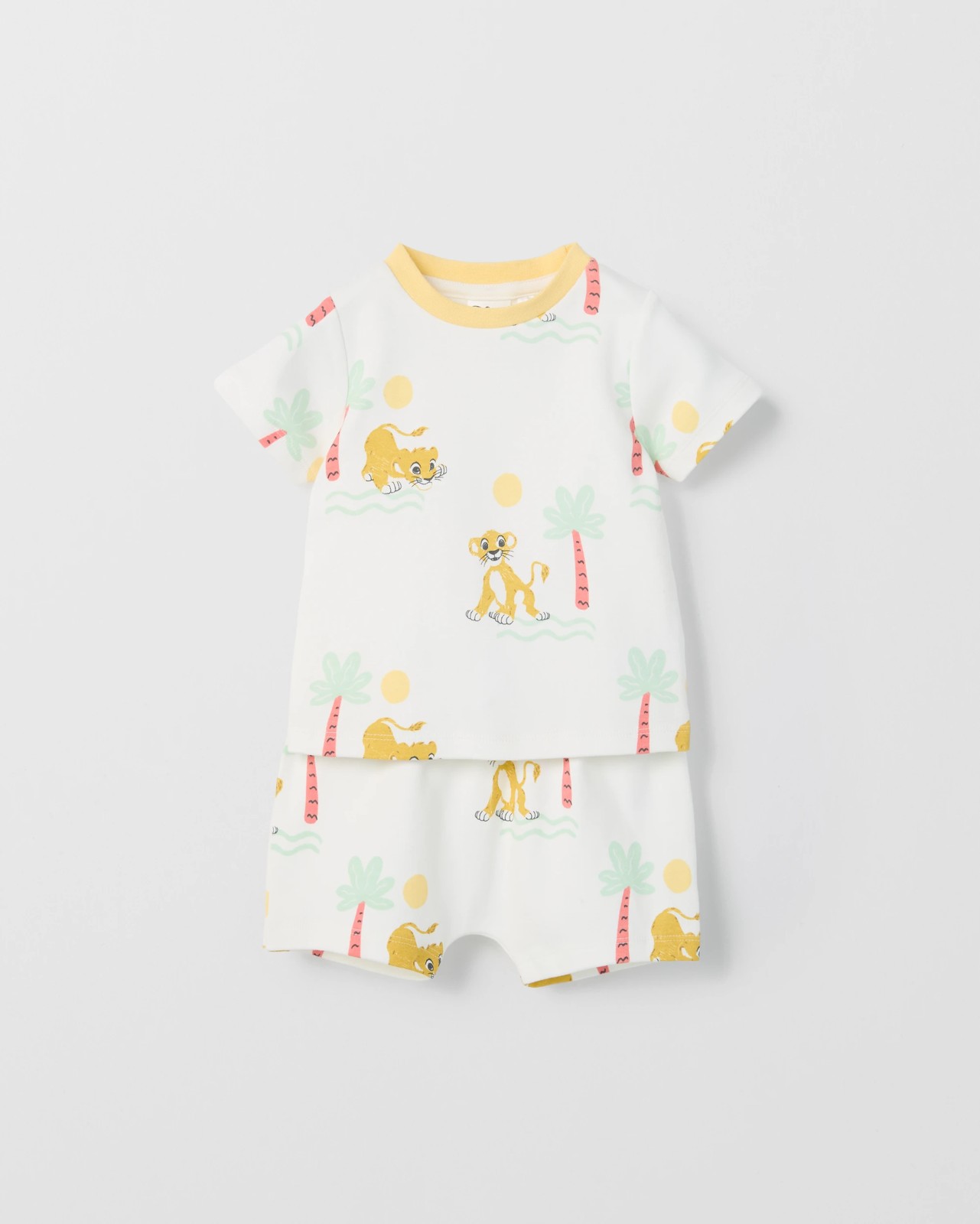 Licensed Disney Organic Cotton 2 Pack Baby Pyjama Set - Multi Lion King 3 of 5