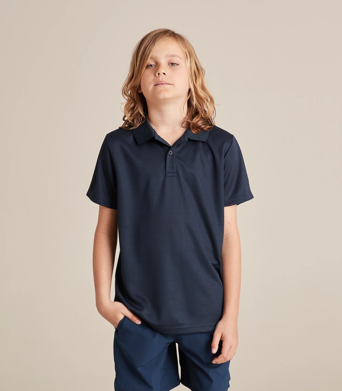 School Sports Mesh Polo T-shirt - Navy Blue | Target Australia