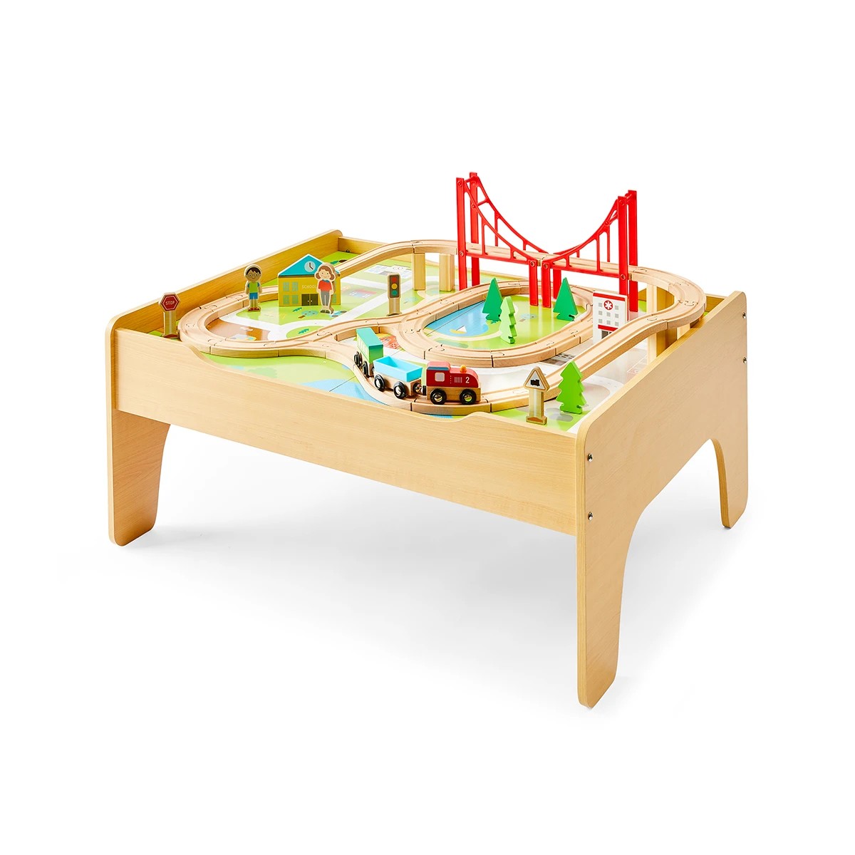 Wooden Train Table with Storage Anko Target Australia