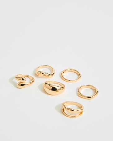 6 Pack Classic Stacking Ring Set