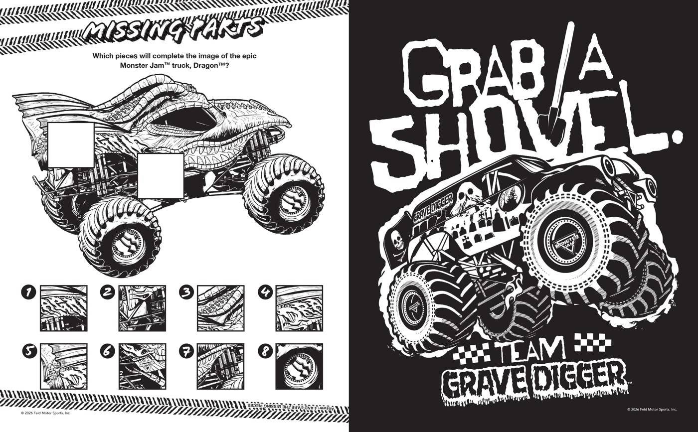 Monster Jam: Scratch and Reveal - Book 4 of 5