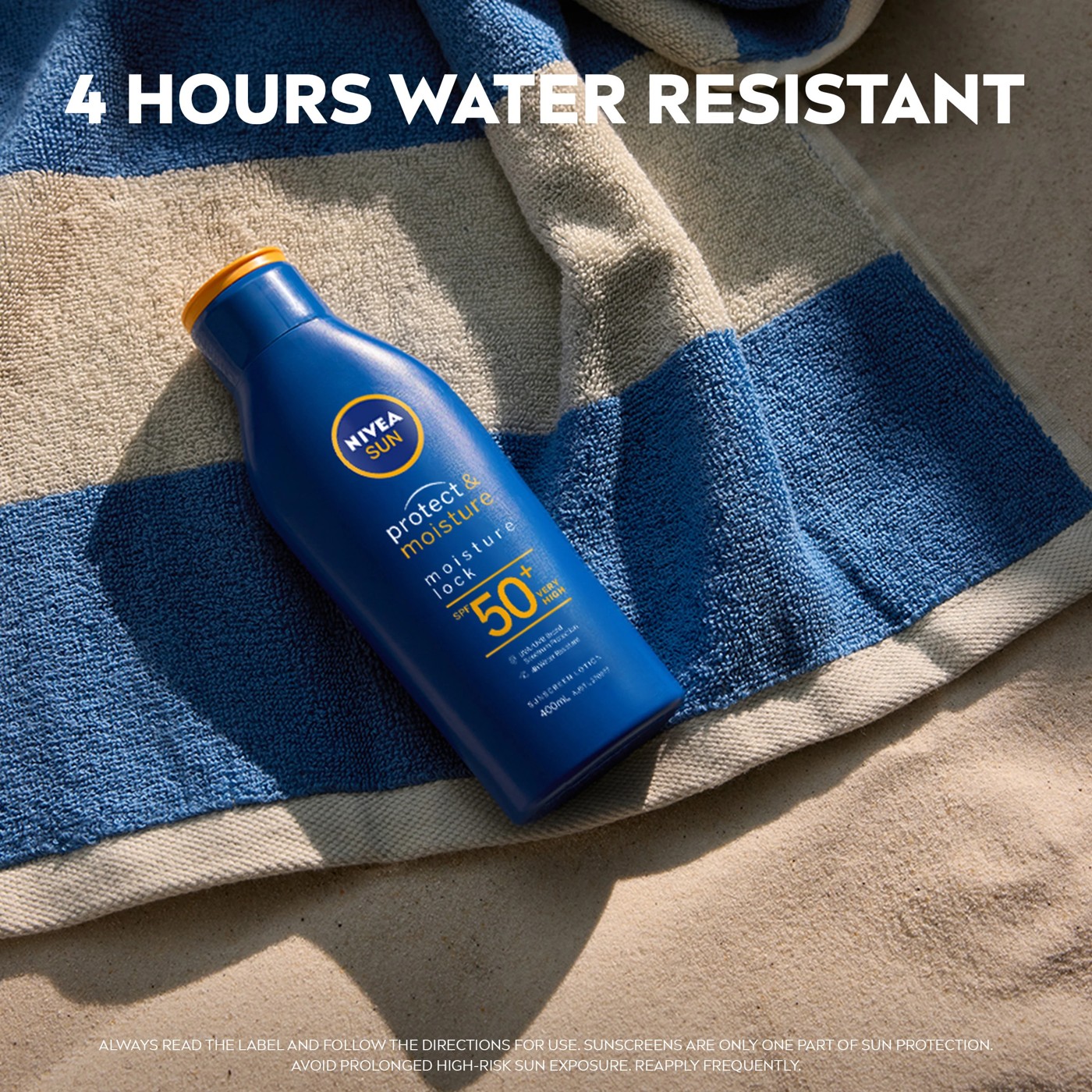NIVEA Sun Protect & Moisture Moisture Lock SPF50+ Sunscreen Lotion 400ml 6 of 6