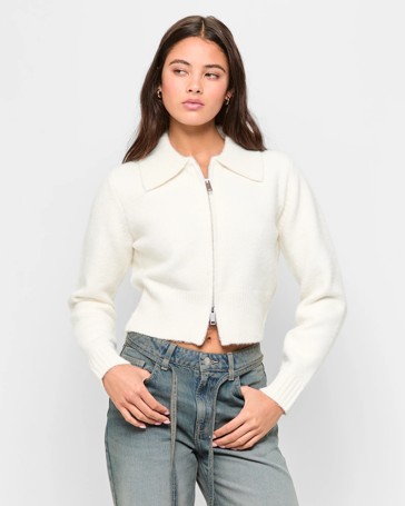 Zip Through Cardigan - Lily Loves