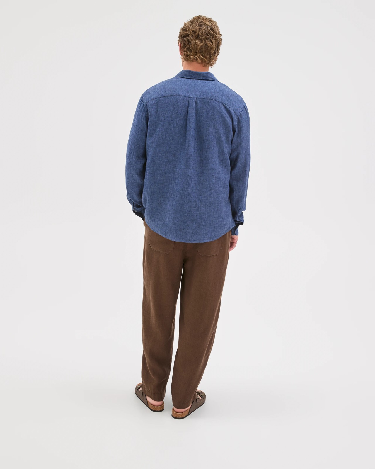 European Linen Long Sleeve Shirt 5 of 5