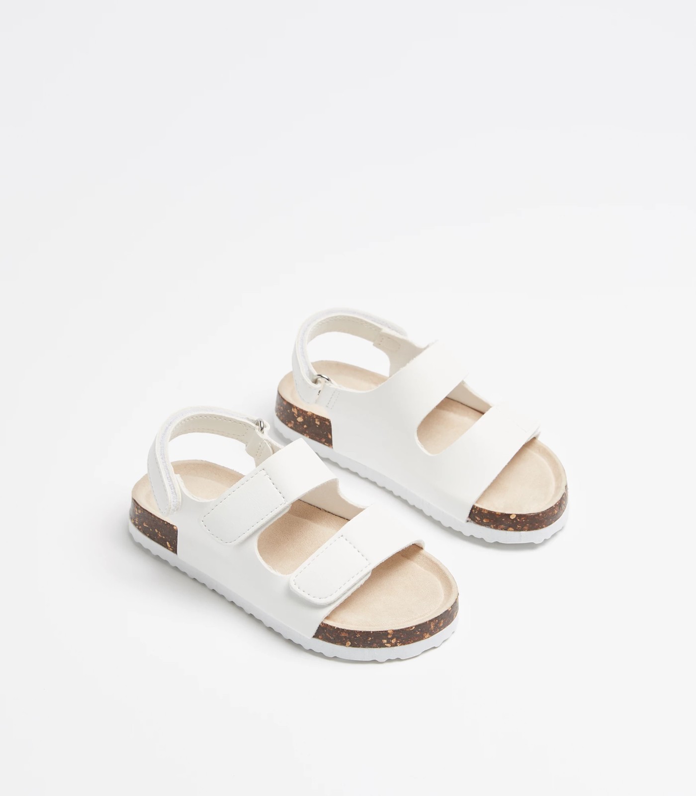 Kids Moulded Cork Sandals - White | Target Australia