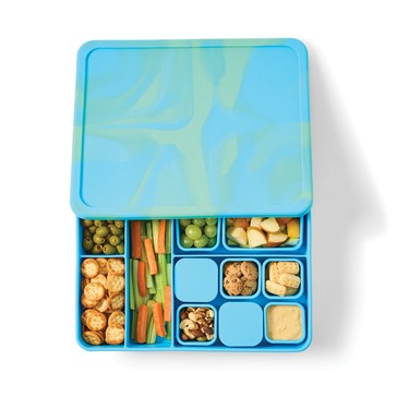 Silicone Snack Box - Blue