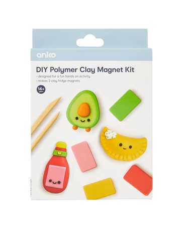 Anko DIY Polymer Clay Magnet Kit - Taco