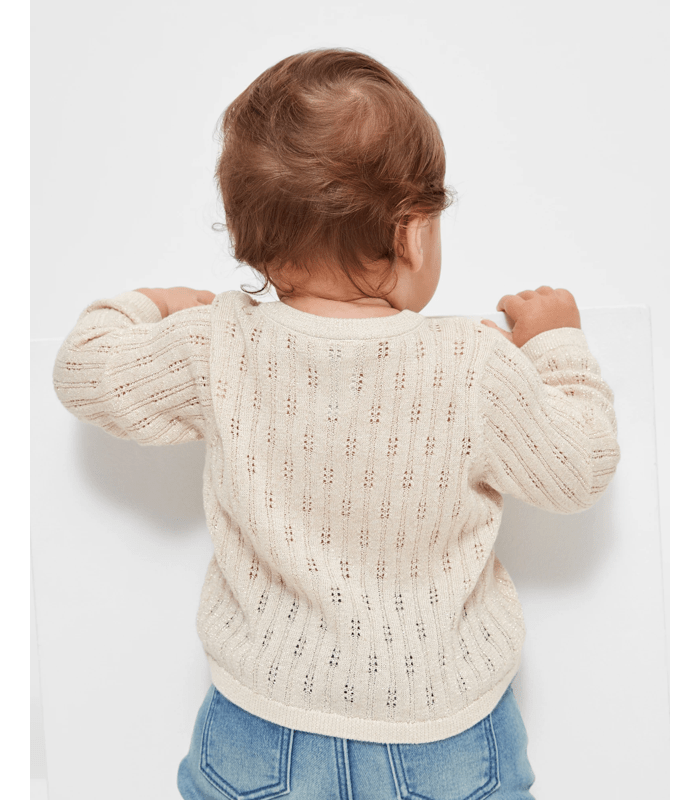 Baby girl sale cable knit cardigan