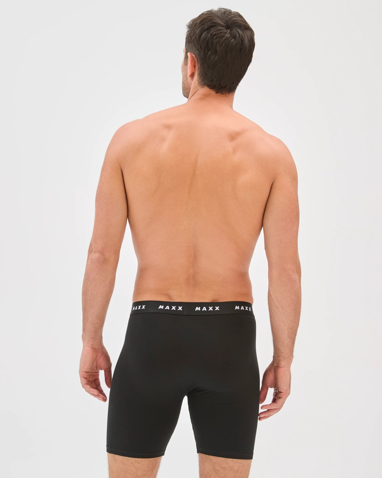 Maxx Australian Cotton Long Length Trunks - Black 3 of 3