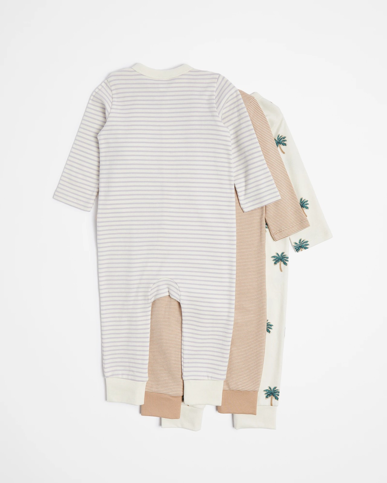 Baby Organic Cotton Coveralls 3 Pack 5 of 5