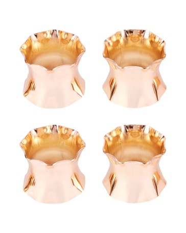 Anko 4 Pack Gold Look Napkin Rings