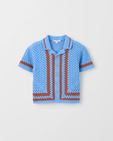 Australian Cotton Blend Short Sleeve Knit Shirt