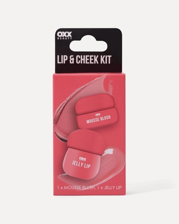 OXX Beauty 2 Piece Lip and Cheek Kit - Pink