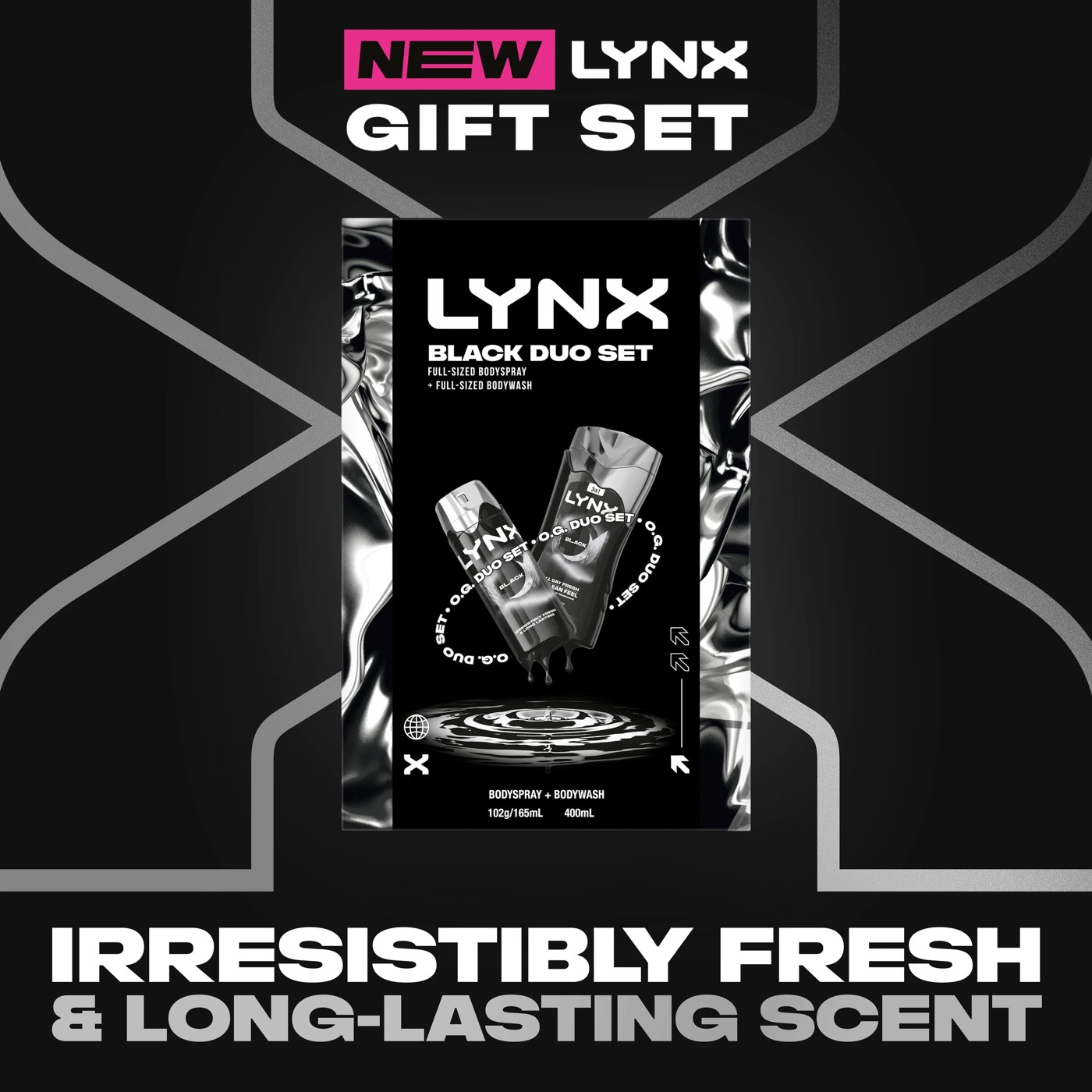 LYNX Black Duo Gift Set 4 of 5