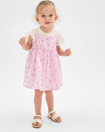 Baby Dress and Bodysuit 2 Piece Set