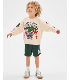 Marvel Australian Cotton Blend Jumper and Shorts Set