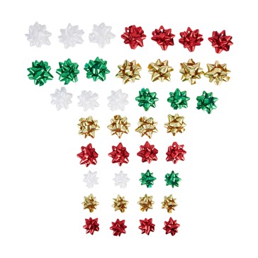 40 Pack Christmas Gift Bow Set - Anko
