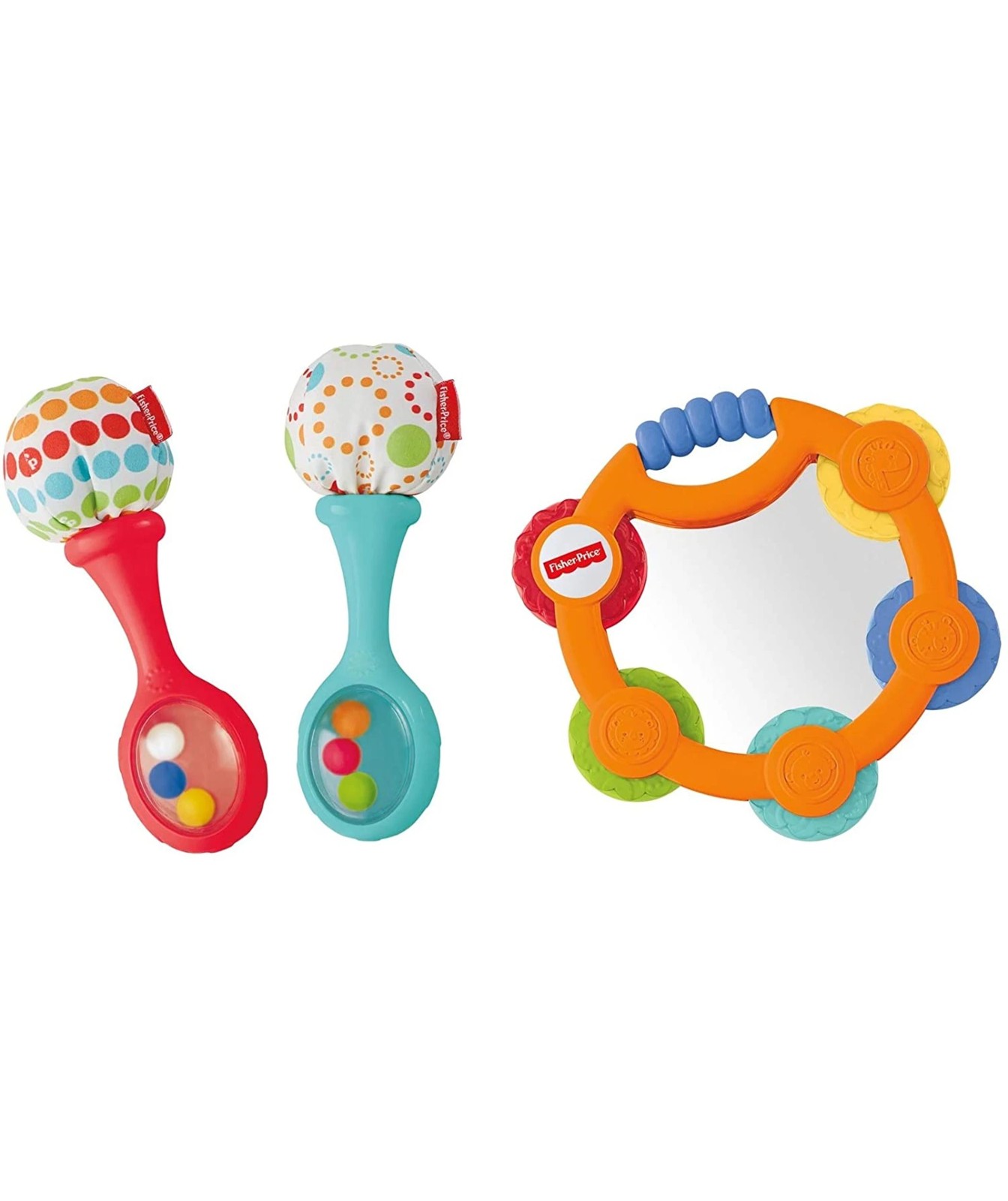 Fisher Price Tambourine & Maracas Gift Set 2 of 6