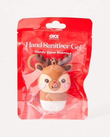 OXX Beauty Hand Sanitiser Gel 30ml - Candy Cane Scented