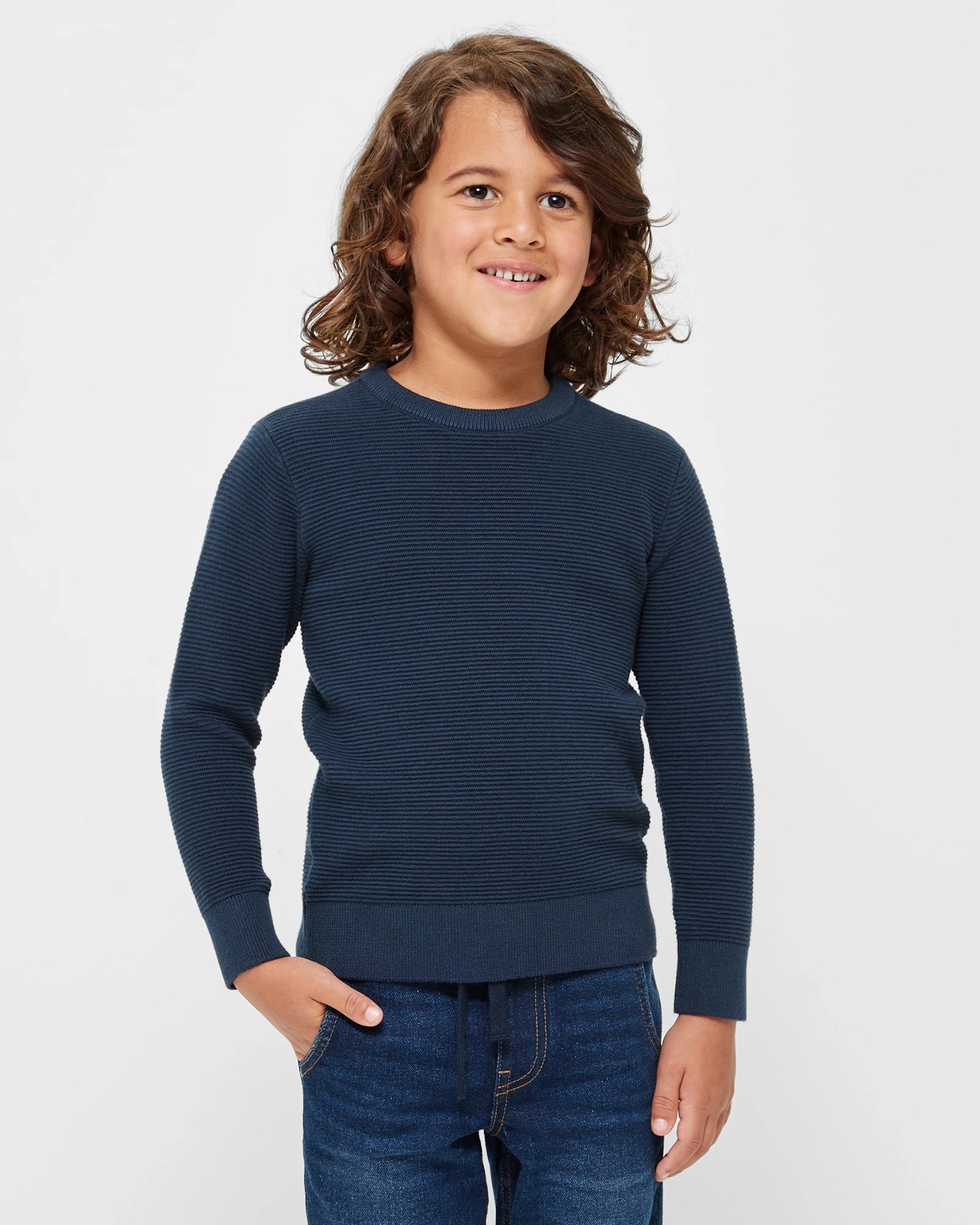 Boys navy sale blue jumper