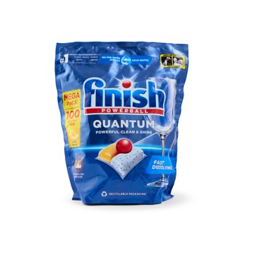 100 Pack Finish Powerball Quantum Dishwasher