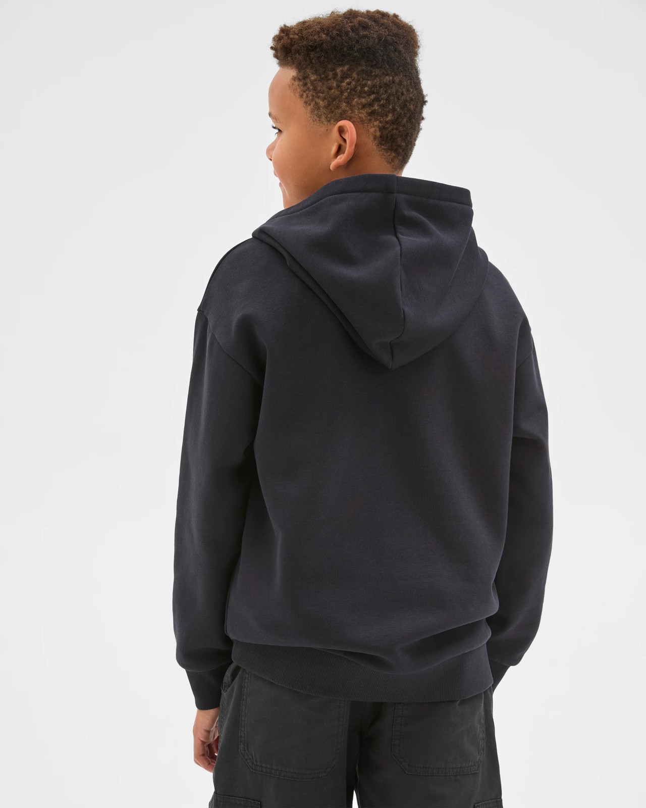 NFL Australian Cotton Blend Oversized Hooded Jumper - Black 4 of 6