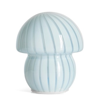 Mushroom Portable Rechargeable Lamp, Blue - Anko