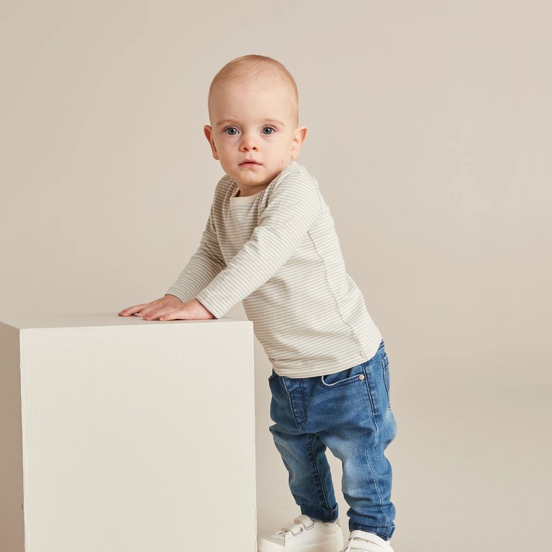 Baby Denim Rib Waist Jean Target Australia