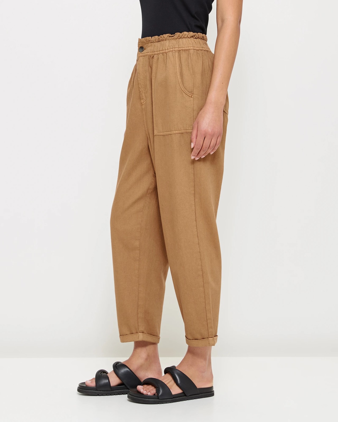 Tapered Paperbag Pants 3 of 6