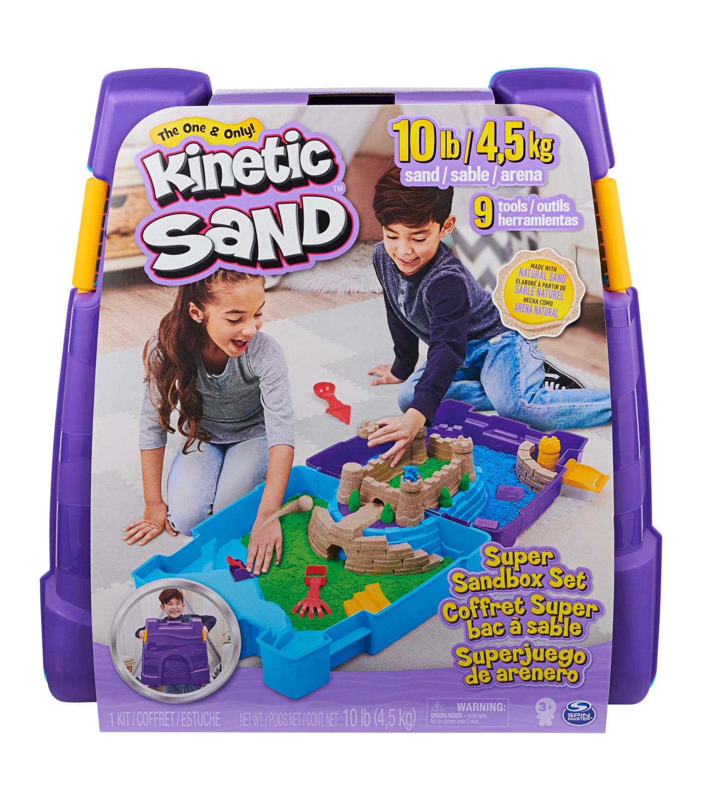 Kinetic Sand Sandbox Set Blue : Target