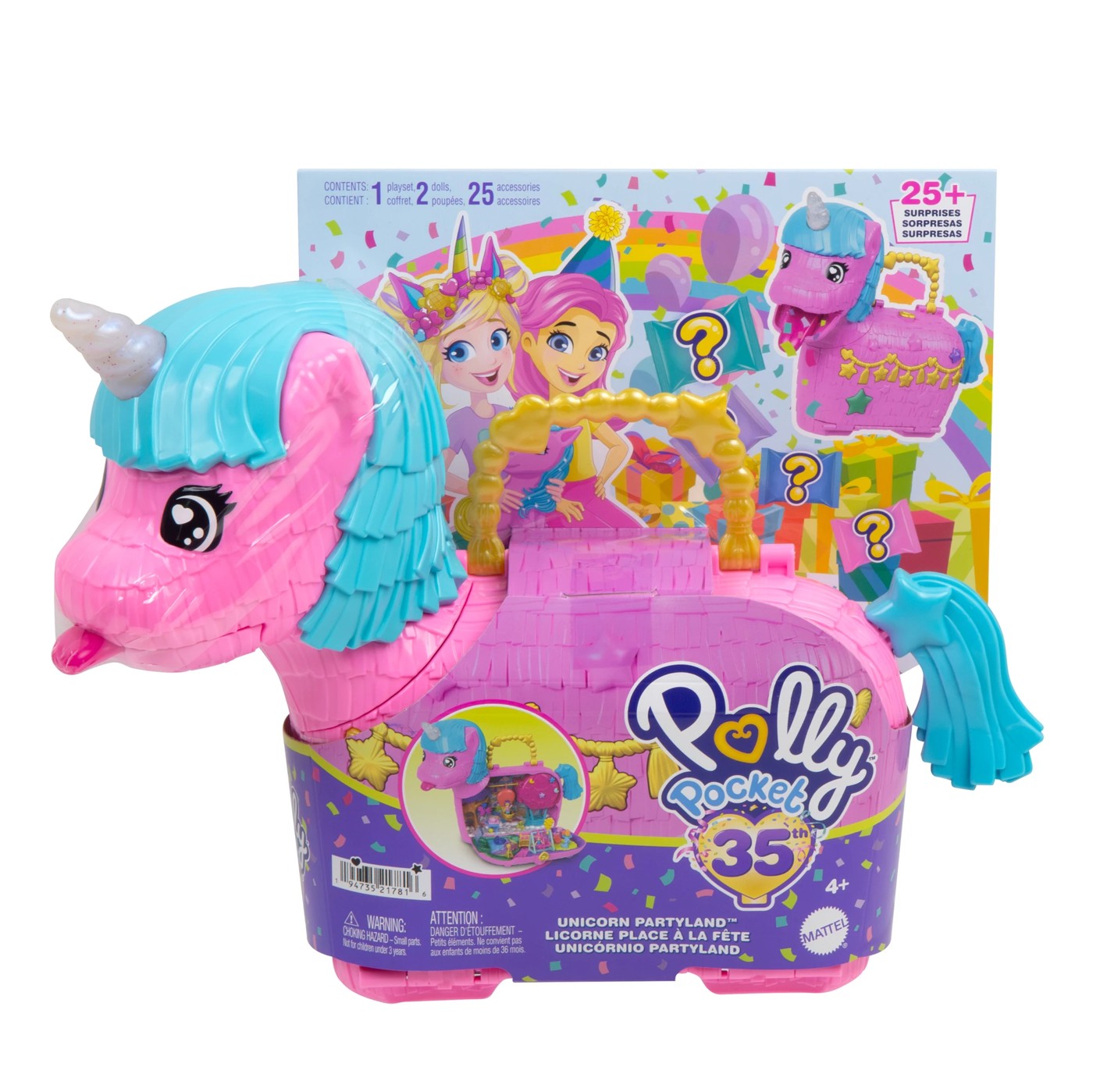 Polly Pocket Unicorn Partyland Playset Target Australia