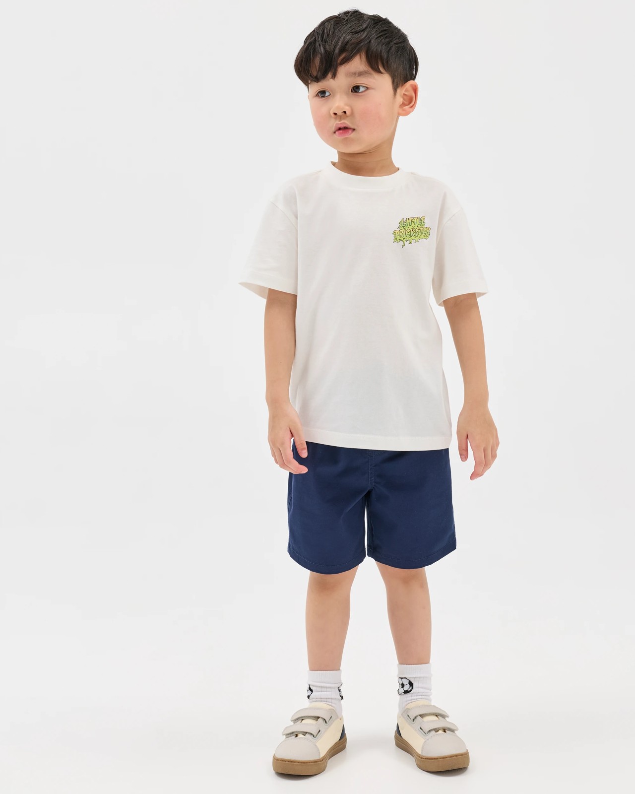 Australian Cotton Short Sleeve T-Shirt - Cream 2 of 5